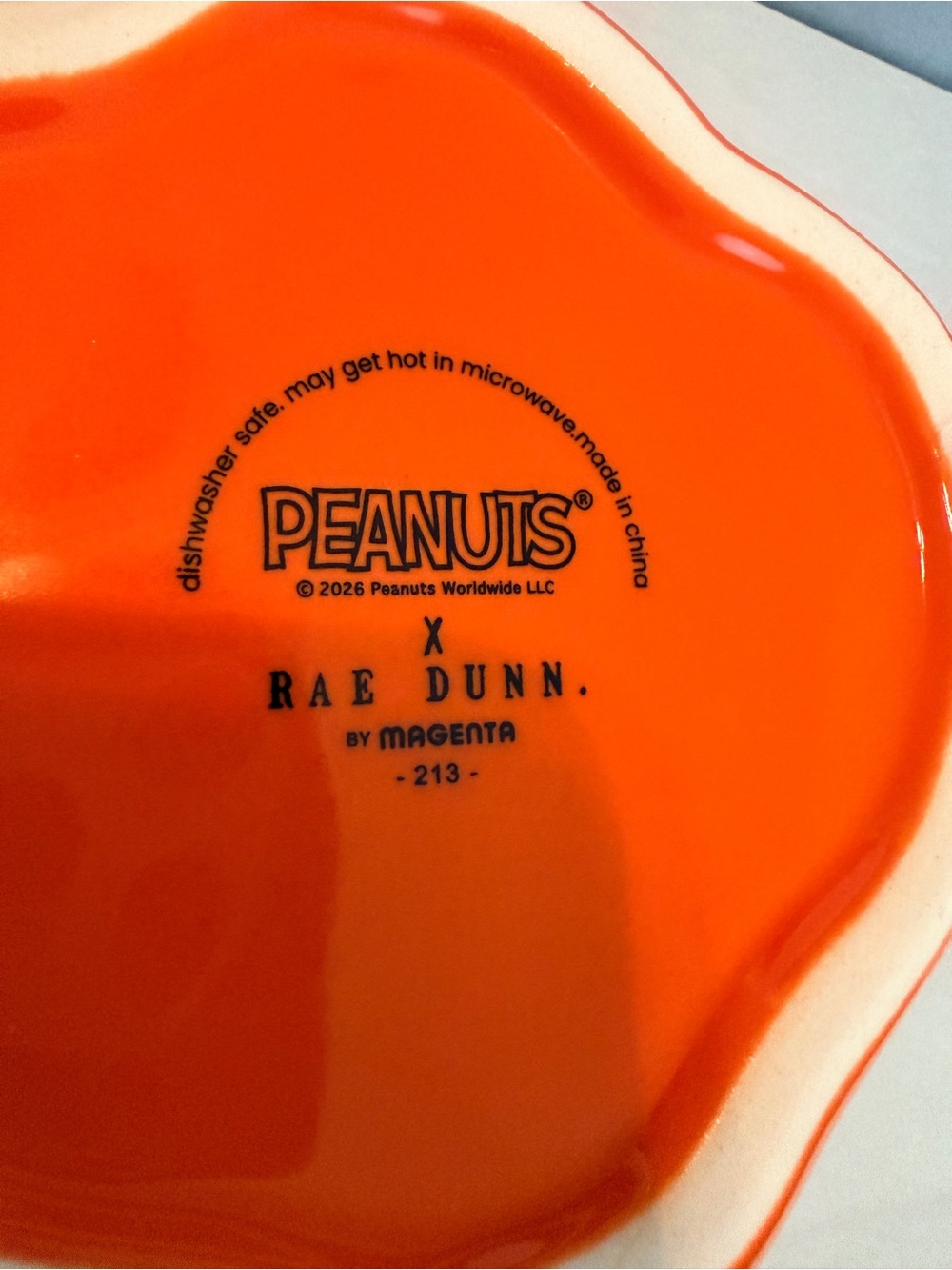 Peanuts Snoopy "Spooky Season” Rae Dunn Candy Bowl Dish 6 inch - Picture 8 of 8